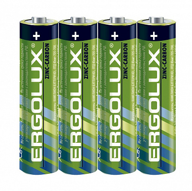 Батарейки Ergolux в запайке 4 шт (мизин) R03 SR-4/5618